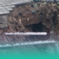 Gambar Luapan Sungai Gerus Plengsengan di Sempu Banyuwangi, Nyaris Hantam Bangunan Warga (Sumber: Istimewa)