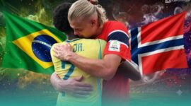 Gambar Na'as! Vinicius Dkk Dipulangkan Haaland (Grafis Frensia)
