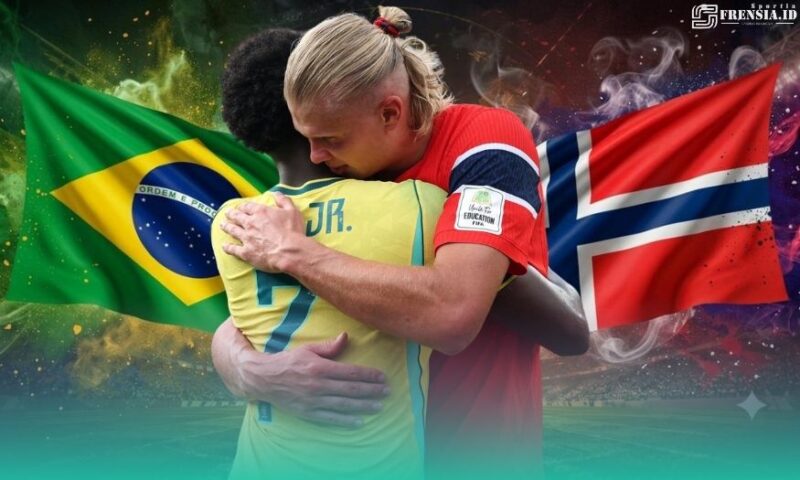 Gambar Na'as! Vinicius Dkk Dipulangkan Haaland (Grafis Frensia)