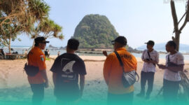 Gambar Pria Pencari Ikan Hilang dihempas Ombak Pantai Pulau Merah(Sumber: istimewa)