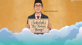 Gambar Sekolah Itu Taman, Bung! (Sumber: Grafis Frensia)