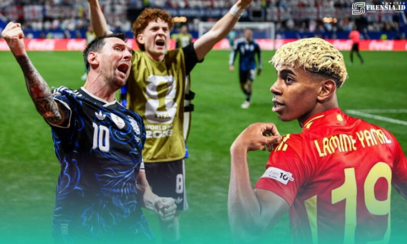 Gambar Fix! Yamal Hadapi Messi Di Final, Setelah Inggris Jadi Korban Ganasnya Remontada Argentina (Sumber: grafis Frensia)