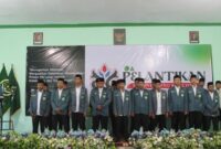 proses pelantikan PC IPNU Kencong (Foto: Istimewa)