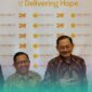 Arik Lisarja, Head Division of Morula IVF Surabaya (dari kiri), Prof. Arief Boediono, Direktur Scientific Morula IVF Indonesia, Prof. Budi Santoso, Konsultan Fertilitas Morula IVF Indonesia, dr. Anita Fadhilah, Direktur IHC Rumah Sakit Perkebunan Jember Klinik (kanan) (Foto: Fadli/Frensia). 