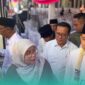 Direktur Jenderal (Dirjen) Perumahan Perkotaan Kementerian PKP, Sri Haryati, (kiri), Bupati Jember, Muhammad Fawiat (Kanan) (Foto: Sigit/Frensia). 