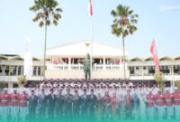 Segenap jajaran Pemkab Jember, Forkopimda, saat foto bersama setelah upacara bendera peringatan Hari Ulang Tahun (HUT) ke-81 Republik Indonesia (Foto: Istimewa). 