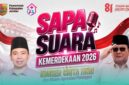 Poster Konser SAPA SUARA peringatan HUT RI ke-81 (Foto: Akun Instagram @SAPA SUARA). 