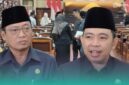 Ketua DPRD Jember, Ahmad Halim (kiri), Bupati Jember, Muhammad Fawait (kanan) (Foto: Fadli/Frensia). 