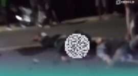 Korban kecelakaan di Kecamatan Sukorambi, Jember (Foto: Tangkapan layar video kiriman warganet). 