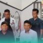 Pengurus DPD Partai Solidaritas Indonesia (PSI) Kabupaten Jember saat Press Release rencana peluncuran kantor baru partai di Jalan Hayam Wuruk, Kecamatan Kaliwates, Jember (Foto: Fadli/Frensia). 