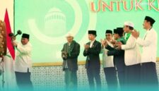 Presiden RI, Prabowo Subianto saat membuka Muktamar NU ke-35 di Tambakberas, Jombang (Foto: Istimewa).
