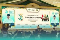 Presiden RI, Prabowo Subianto saat sambutan di Muktamar ke-35 Tambakberas, Jombang (Foto: Istimewa). 