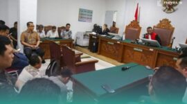 Hakim tunggal Richard Edwin Basoeki memimpin sidang putusan gugatan praperadilan terkait penyitaan dan penggeledahan kediaman Febrie Adriansyah di Pengadilan Negeri Jakarta Selatan, Jakarta, Kamis (27/8/2026). (Foto: ANTARA/Muhammad Iqbal/kye). 