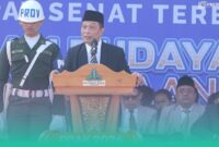 Gambar Kutip Kitab Klasik, Plt. Rektor Bakar Semangat 2.235 Mahasiswa Baru Di PBAK UIN KHAS Jember (Sumber: Istimewa)