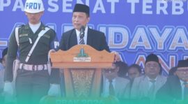 Gambar Kutip Kitab Klasik, Plt. Rektor Bakar Semangat 2.235 Mahasiswa Baru Di PBAK UIN KHAS Jember (Sumber: Istimewa)