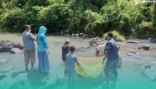 Gambar Lansia Hilang 5 Hari Ditemukan Meninggal Mengapung di Sungai Kabat Banyuwangi (Sumber: Isitimewa)
