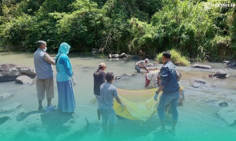 Gambar Lansia Hilang 5 Hari Ditemukan Meninggal Mengapung di Sungai Kabat Banyuwangi (Sumber: Isitimewa)