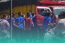 Gambar Peserta Terserempet truck, Gerak Jalan HUT RI di Genteng Banyuwangi Nyaris Ricuh (Sumber: Isitimewa)