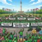 Ilustrasi Ojol Kawal Aksi Pati 27 Agustus 2026 (Foto: Artificial Intellegence). 