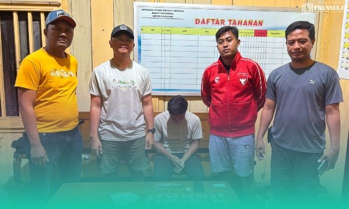 gambar Seorang Pria ditangkap Polisi saat mengedarkan 310 Pil Trihexyphenidyl di Siliragung Banyuwangi (Sumber: Istimewa)