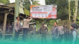 Gambar Antisipasi Karhutla di Licin, Masyarakat Diingatkan Tak Bakar Lahan dan Buang Puntung Rokok (Sumber Isitimewa)