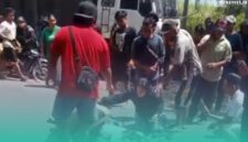 Gambar Tragis, Siswi 12 Tahun Meninggal dalam Kecelakaan di JLS Glenmore (Sumber: Istimewa)