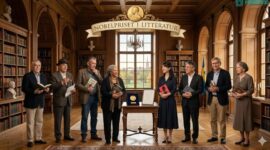 8 peraih nobel sastra yang karyanya diterjemahkan ke bahasa Indonesia (Sumber: Ilustrasi AI)