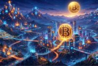 Bitcoin Ilustrasi AI