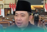 Bupati Jember, Muhammad Fawait, setelah menghadiri sidang Paripurna pembacaan Nota Pengantar Perda Perubahan APBD 2026. (Foto: Fadli/Frensia). 