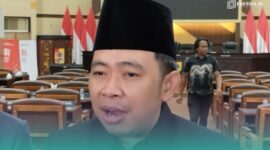 Bupati Jember, Muhammad Fawait, setelah menghadiri sidang Paripurna pembacaan Nota Pengantar Perda Perubahan APBD 2026. (Foto: Fadli/Frensia). 
