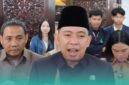 Bupati Jember, Muhammad Fawait (tengah), setelah menghadiri Rapat Paripurna ke 2 dalam acara Pandangan Umum Fraksi terhadap Perubahan APBD Tahun Anggaran 2026, di DPRD Jember, pada Jum'at (4/9/2026). (Foto: Fadli/Frensia). 