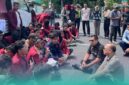 BEM PTMAI Zona V Jawa Timur–Bali saat mendatangi Gedung DPRD Provinsi Jawa Timur (Foto: Humas BEM PTMAI). 