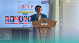 Achmad Fais, Sekretaris Lembaga Bantuan Hukum (LBH) PKC PMII Jawa Timur  (Foto: Hefni). 