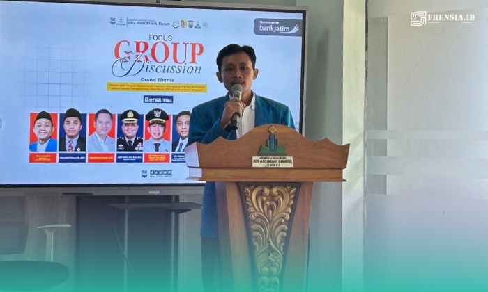 Achmad Fais, Sekretaris Lembaga Bantuan Hukum (LBH) PKC PMII Jawa Timur  (Foto: Hefni). 