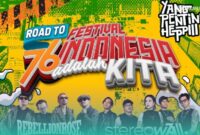 Poster event Road To Festival 76 Indonesia adalah Kita (Foto: Humas Djarum 76). 