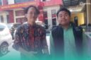 Direktur Bidang Kajian Riset dan Advokasi LKBHMI Cabang Jember, Ahmad Fauzan Bakri (kanan), bersama kliennya (Foto: Istimewa). 