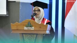Prof Busriyanti, Guru Besar Universitas Islam Negeri Kiai Haji Achmad Siddiq (UIN KHAS) Jember, dalam Bidang Ilmu Hukum Keluarga Islam. (Foto: Humas UIN KHAS Jember). 