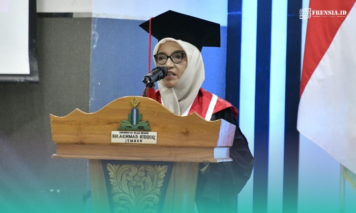 Prof Busriyanti, Guru Besar Universitas Islam Negeri Kiai Haji Achmad Siddiq (UIN KHAS) Jember, dalam Bidang Ilmu Hukum Keluarga Islam. (Foto: Humas UIN KHAS Jember). 