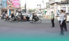 Pemkab Jember Lakukan Uji Coba Rekayasa Lalu Lintas di Jalan Samanhudi Depan Pasar Tanjung