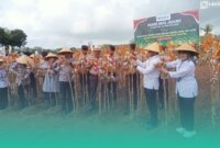 Gambar Panen 80 Ton Benih Bhayangkara, Polda Jatim Dukung Asta Cita Prabowo Gibran (Sumber: Isitimewa)