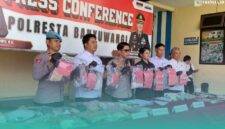 Gambar Polresta Banyuwangi Amankan 2,1 Kg Sabu dan Puluhan Tersangka Hasil Operasi 3 Bulan (Sumber: Istimewa)