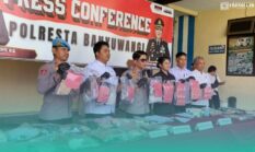Polresta Banyuwangi Amankan 2,1 Kg Sabu dan Puluhan Tersangka Hasil Operasi 3 Bulan