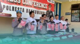 Gambar Polresta Banyuwangi Amankan 2,1 Kg Sabu dan Puluhan Tersangka Hasil Operasi 3 Bulan (Sumber: Istimewa)