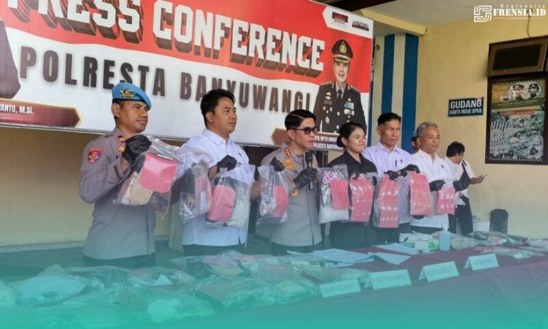 Gambar Polresta Banyuwangi Amankan 2,1 Kg Sabu dan Puluhan Tersangka Hasil Operasi 3 Bulan (Sumber: Istimewa)