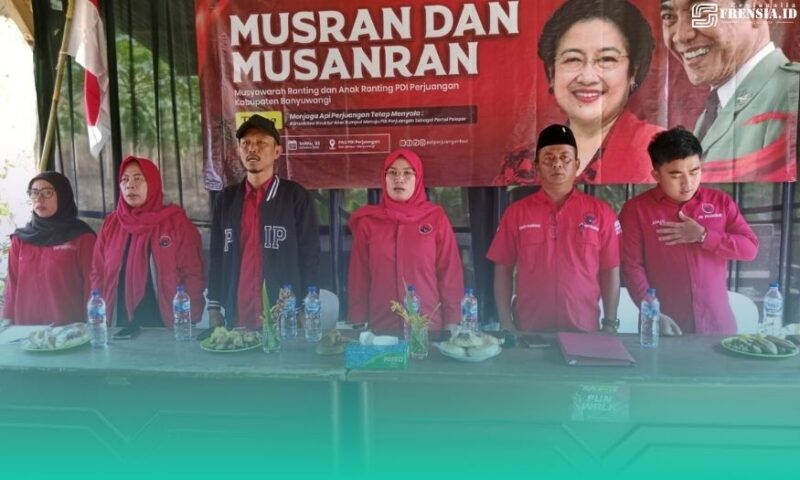 Gambar 6.153 Pengurus Ranting dan Anak Ranting PDI Perjuangan Banyuwangi Dilantik(Sumber: Istimewa)