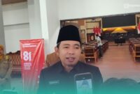 Bupati Jember, Muhammad Fawait atau Gus Fawait, seusai menghadiri Rapat Paripurna III DPRD Kabupaten Jember, dengan acara Jawaban Bupati atas Pandangan Umum Fraksi dalam Menanggapi Penyampaian Penjelasan Raperda tentang APBD Kabupaten Jember Tahun Anggaran 2027 (Foto: Fadli/Frensia). 