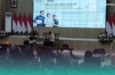 Kepala Badan Pelindungan Pekerja Migran Indonesia (BP3MI) Jawa Timur, Kombes Pol Tyas Puji Rahadi, saat menyampaikan sosialisasi terkait Program 'SMK Go Global' , di Pendopo Wahyawibawagraha, Jember. (Foto: Istimewa). 