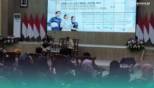 Kepala Badan Pelindungan Pekerja Migran Indonesia (BP3MI) Jawa Timur, Kombes Pol Tyas Puji Rahadi, saat menyampaikan sosialisasi terkait Program 'SMK Go Global' , di Pendopo Wahyawibawagraha, Jember. (Foto: Istimewa). 