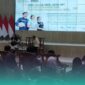 Kepala Badan Pelindungan Pekerja Migran Indonesia (BP3MI) Jawa Timur, Kombes Pol Tyas Puji Rahadi, saat menyampaikan sosialisasi terkait Program 'SMK Go Global' , di Pendopo Wahyawibawagraha, Jember. (Foto: Istimewa). 