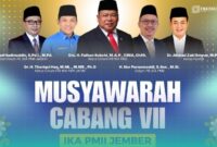 Pamflet acara Musyawarah Cabang (Muscab), Ikatan Alumni (IKA) PMII Jember. (Foto: Panitia Muscab IKA PMII Jember). 